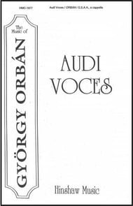 Audi Voces SSAA choral sheet music cover Thumbnail